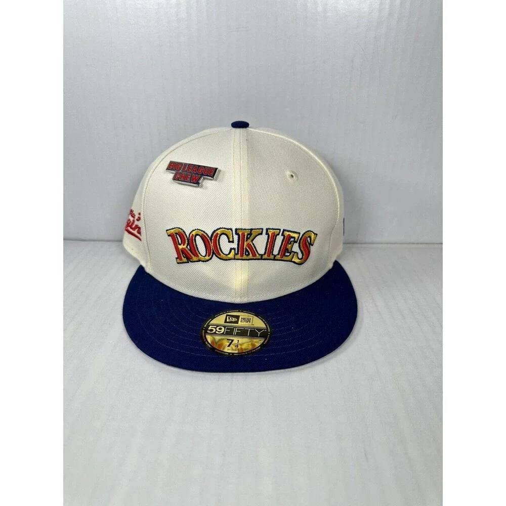 Size 7 1/4 New Era Colorado Rockies Big League Chew Original 59FIFTY Fitted Hat
